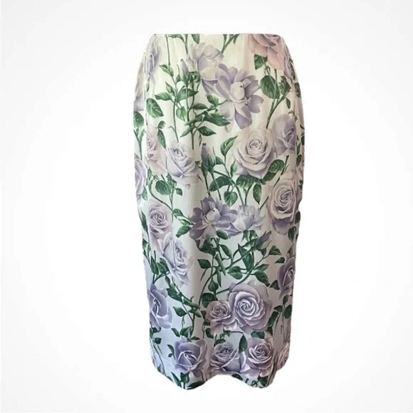 DOLCE & GABBANA SILK
STRETCH ROSE FLORAL PENCIL
SKIRT SIZE 44 - Picture 2 of 13